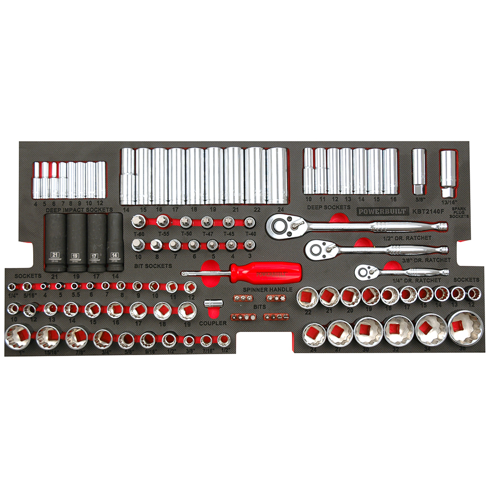 110pc Bit & Socket Tray - Buy Tools Online