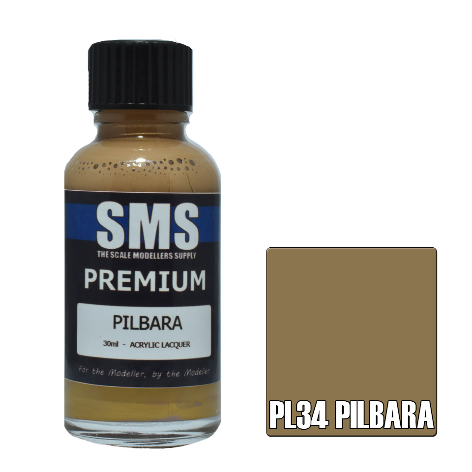 AIR BRUSH PAINT 30ML PREMIUM PILBARA ACRYLIC LACQUER SCALE